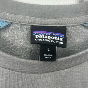 Patagonia Sweatshirt Men's Size Large Teal Gray Casual Sport